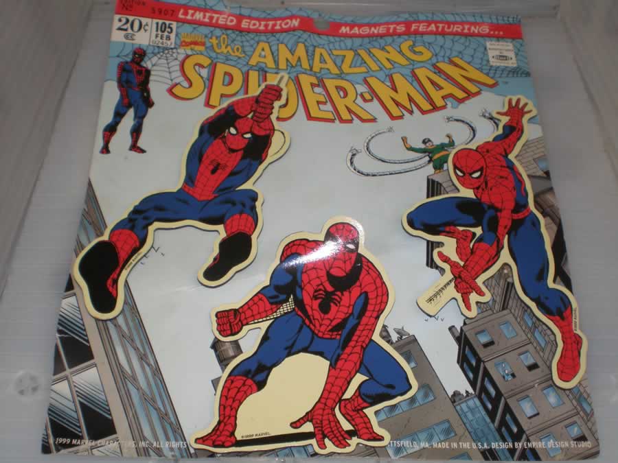 SPIDER-MAN 3 PIECE MAGNET SET # 5907, 4.0 VG