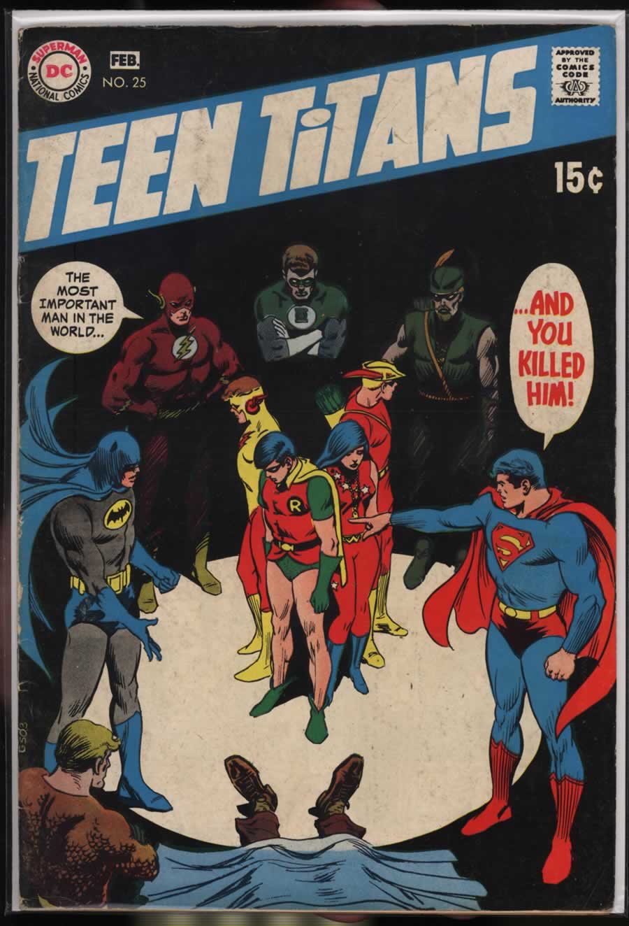 TEEN TITANS # 25, 4.0 VG