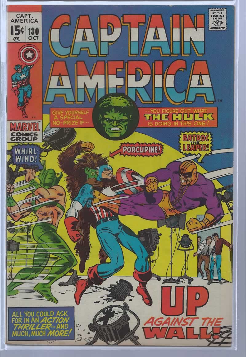 CAPTAIN AMERICA # 130, 4.5 VG +