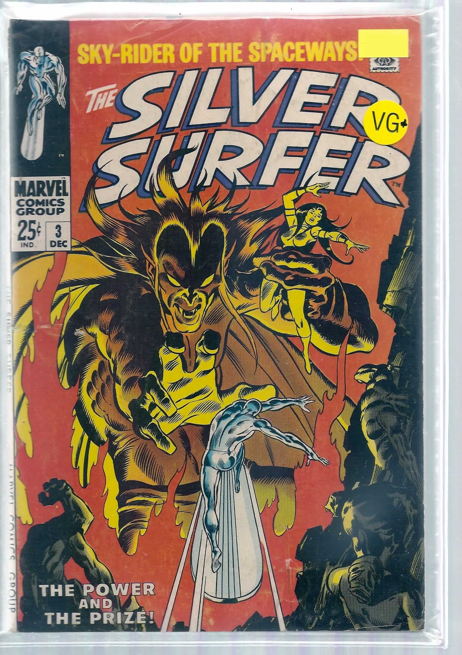 SILVER SURFER # 3, 4.5 VG +