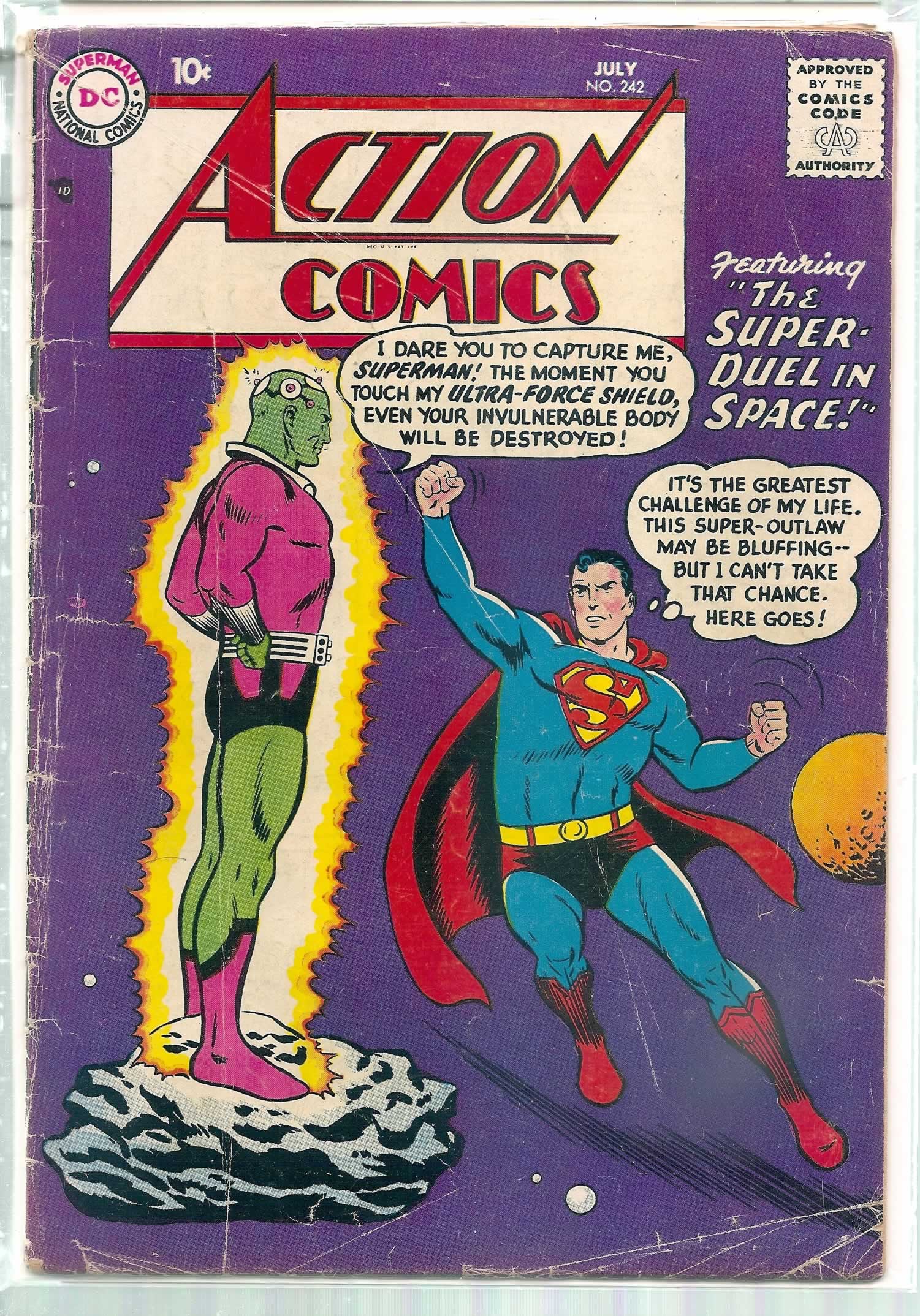 ACTION COMICS # 242, 2.5 GD +