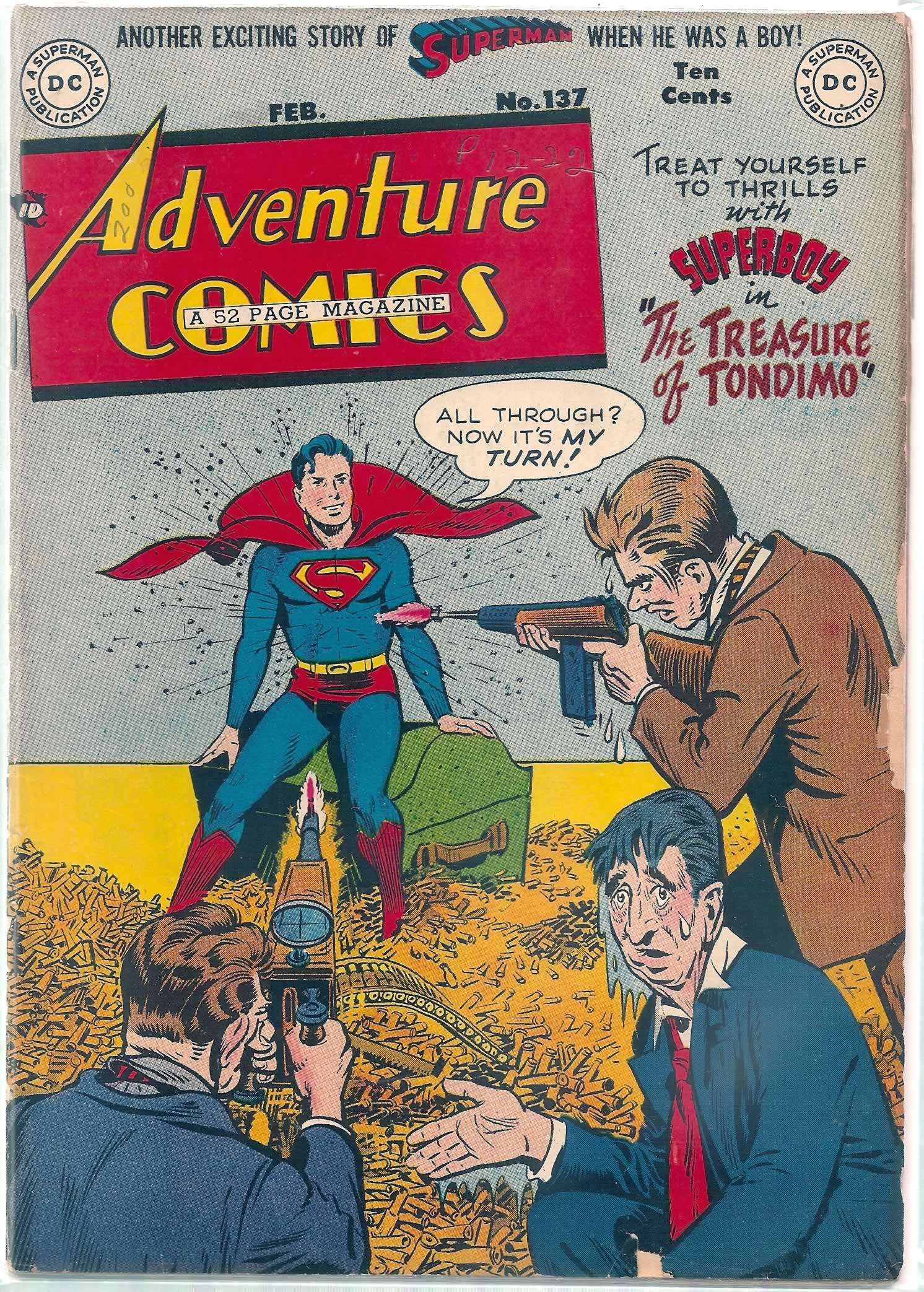 ADVENTURE COMICS # 137, 4.0 VG