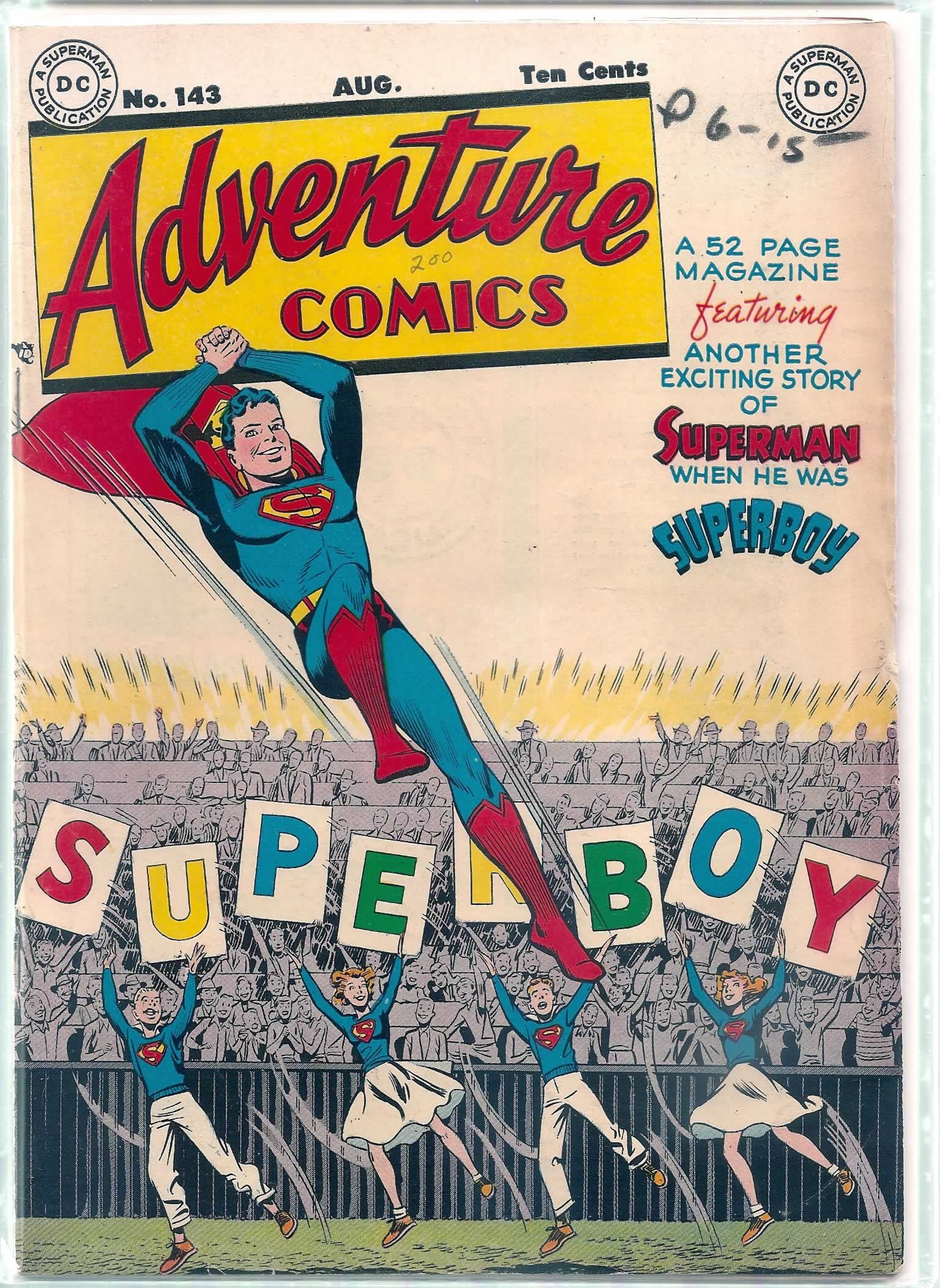 ADVENTURE COMICS # 143, 6.5 FN +