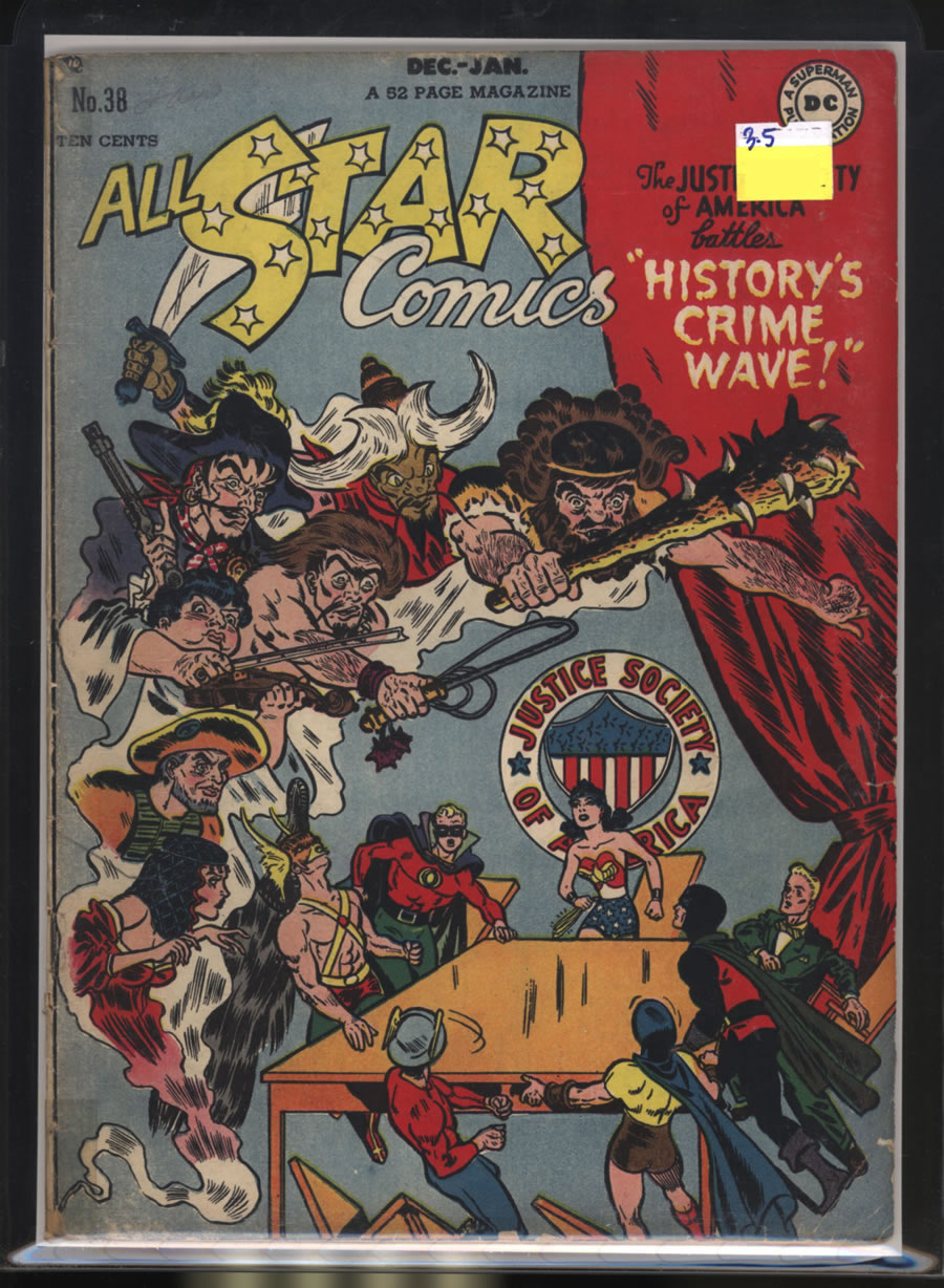 ALL-STAR COMICS # 38, 3.5 VG -