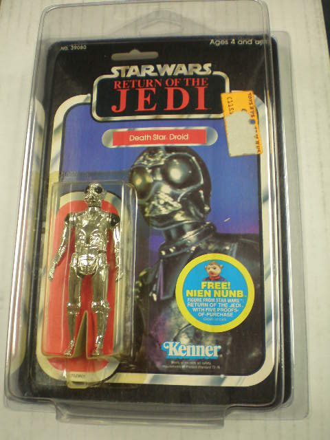 STAR WARS ROTJ  DEATH STAR DROID # 39080, 5.5 FN -