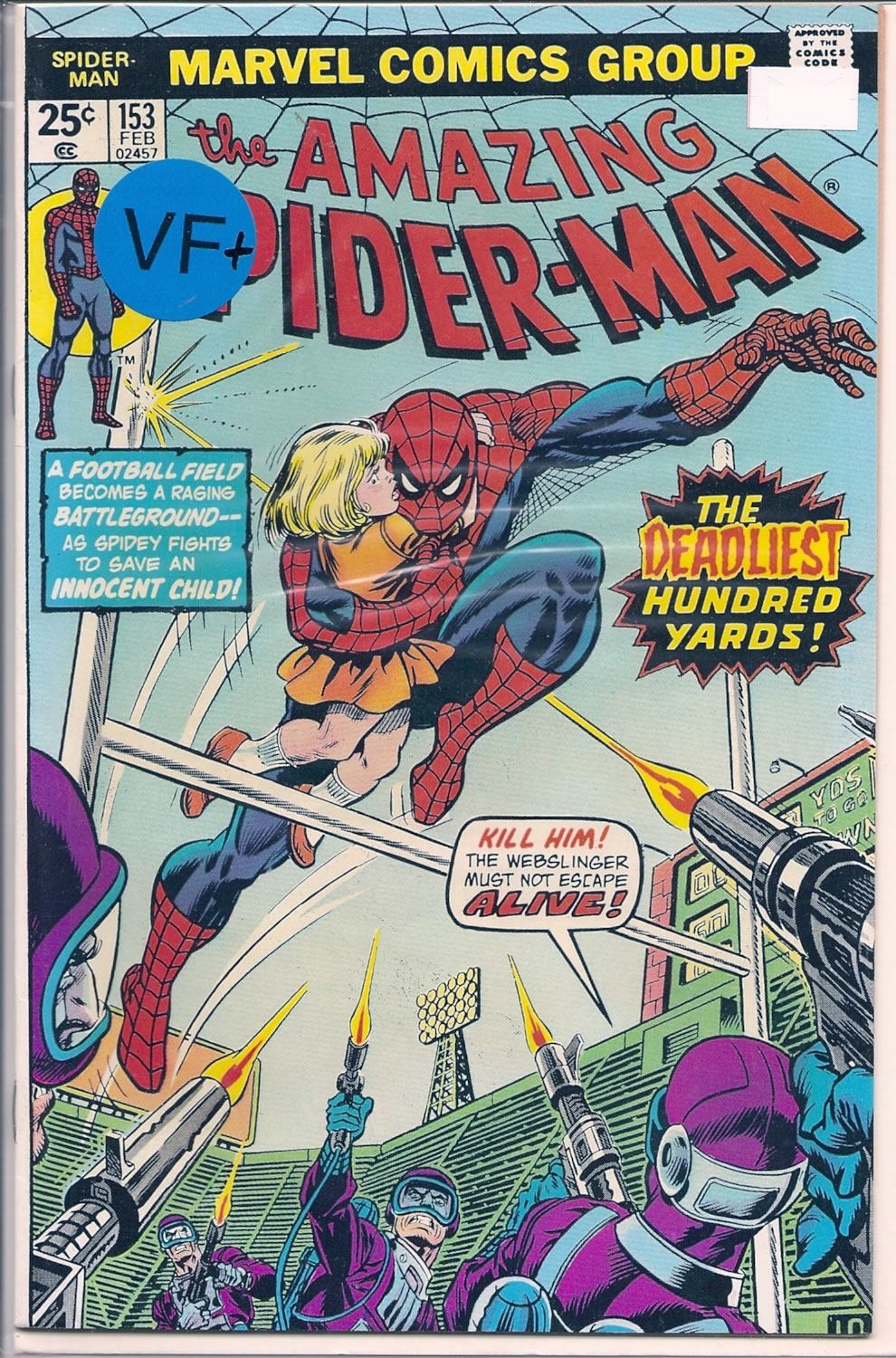 Amazing Spider-Man # 153, 8.5 VF +