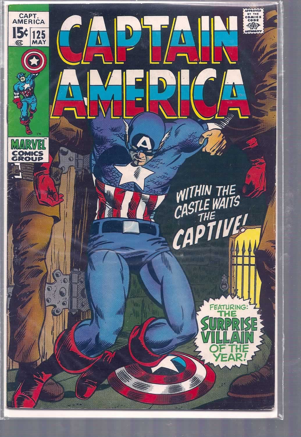 CAPTAIN AMERICA # 125, 5.0 VG/FN